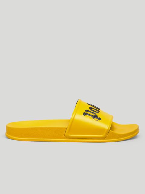 Palm Angels YELLOW POOL SLIDERS