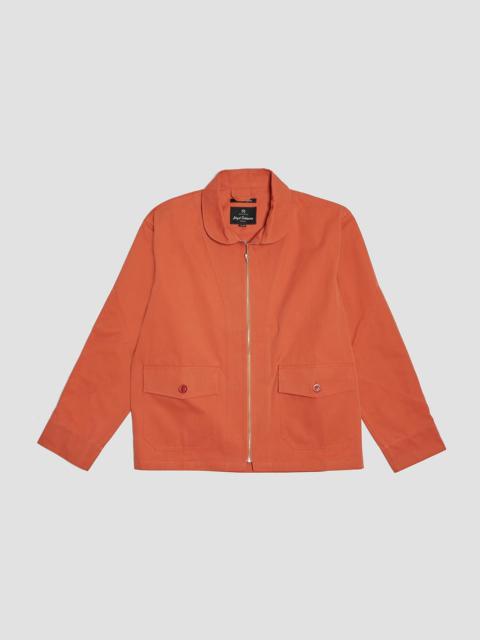Nigel Cabourn Flight Shirt Jacket In Orange