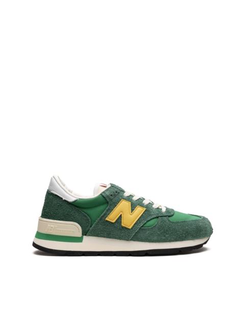 New Balance 990 V1 "Green/Gold" sneakers