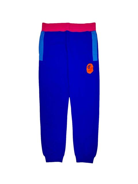 A BATHING APE® Tricolor Sweatpants "Blue" BTSBB