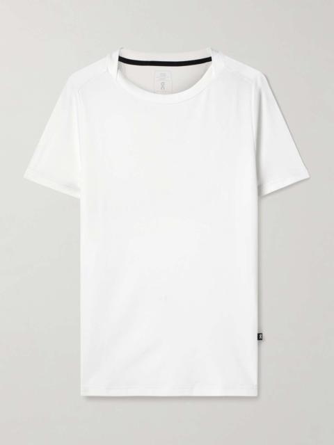Focus cotton-blend jersey T-shirt