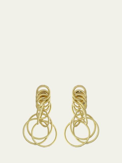 Buccellati Hawaii 18K Yellow Gold Short Earrings