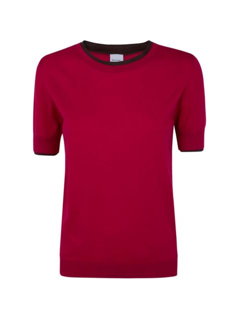 Paul Smith contrasting-trim T-shirt