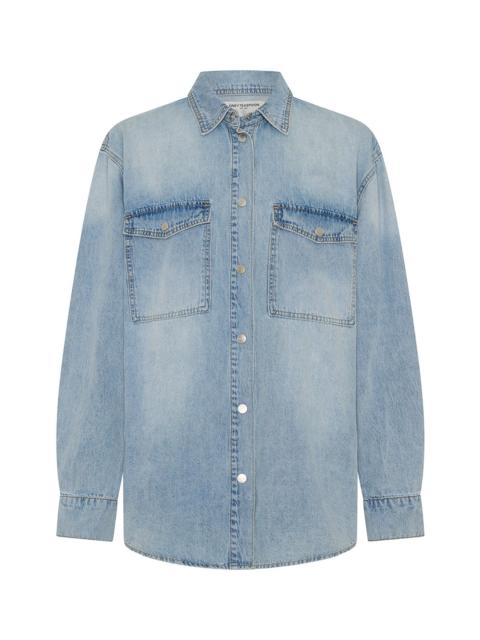 ONE TEASPOON Essential Denim Shirt - Santa Cruz Blue