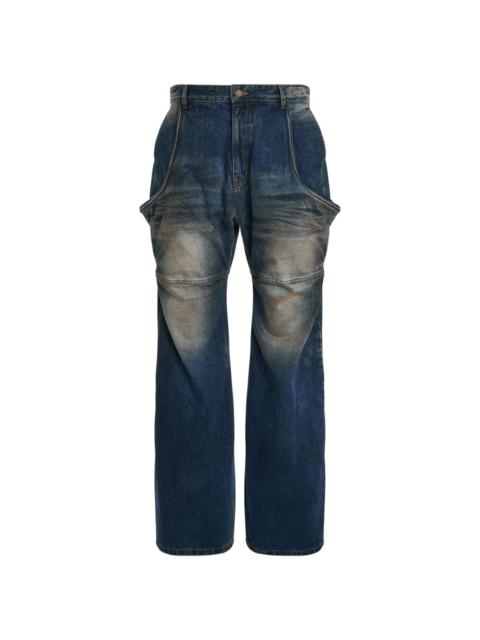 We11done wide-leg jeans