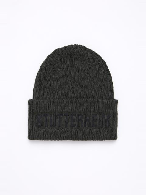 Stutterheim Big L Beanie Green