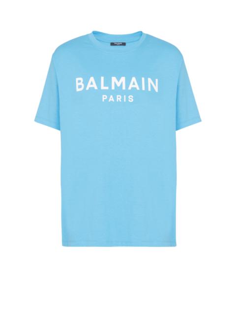 Balmain Straight-cut Balmain printed T-shirt
