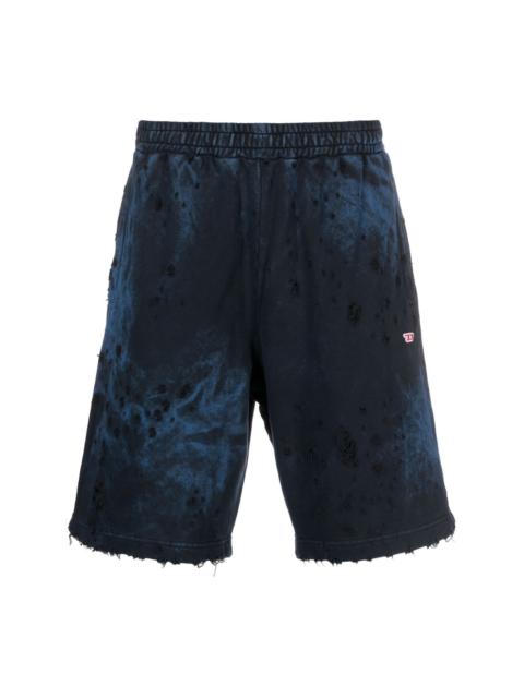 P-CROWN-N2 cotton track shorts