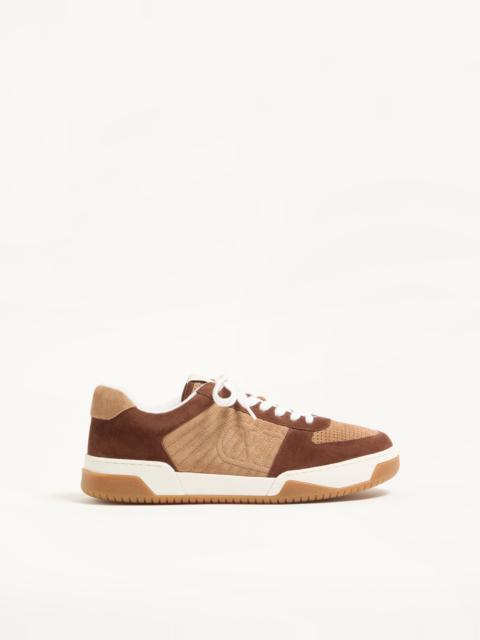 Valentino SPARRY TRAINER IN SPLIT LEATHER