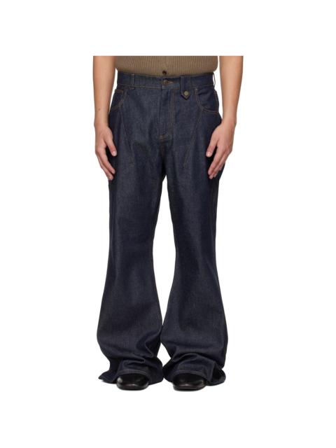 EGONLAB Navy Overscaled Jeans