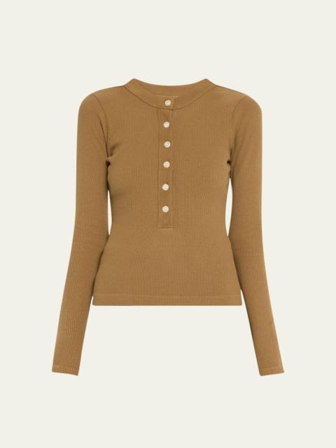 Citizens of Humanity Varra Long-Sleeve Henley Top