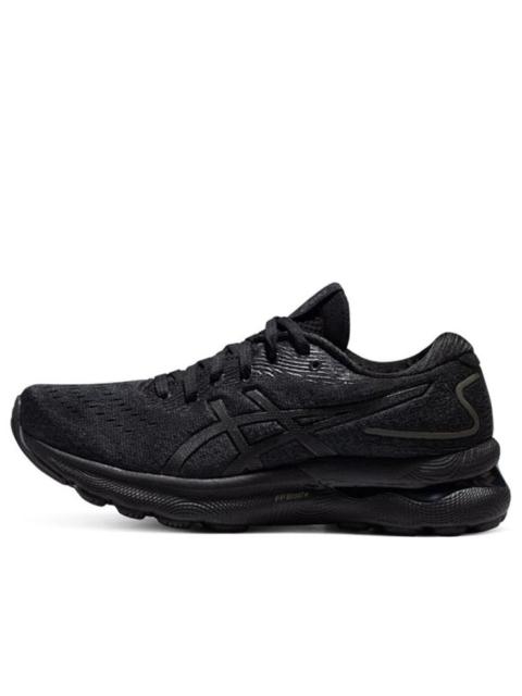 (WMNS) ASICS Gel Nimbus 24 Wide 'Black' 1012B199-002