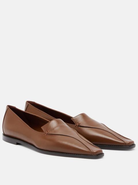 Manolo Blahnik Cleofe leather loafers