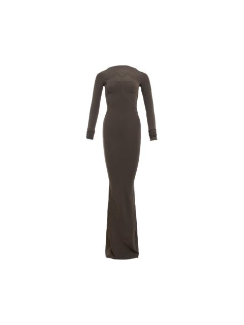 Rick Owens Temple Long Sleeve Gown