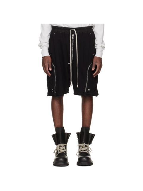 Rick Owens DRKSHDW Black Temple Bauhaus Pods Shorts