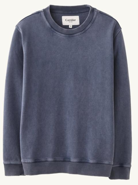 Corridor FRENCH TERRY CREWNECK - BLUE