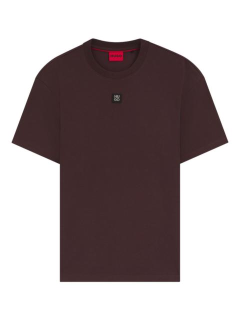 HUGO logo-patch t-shirt