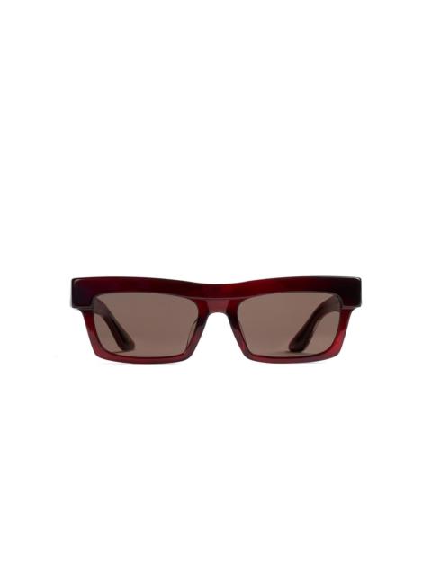 KHAITE rectangle-frame sunglasses