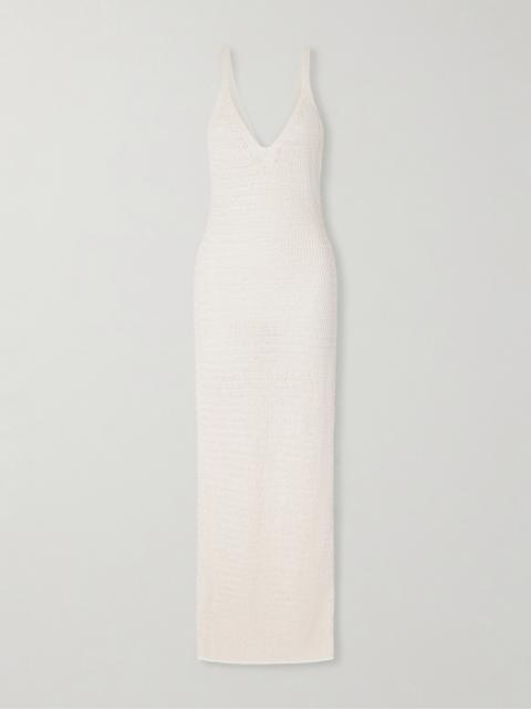 Balmain Crocheted Maxi Dress