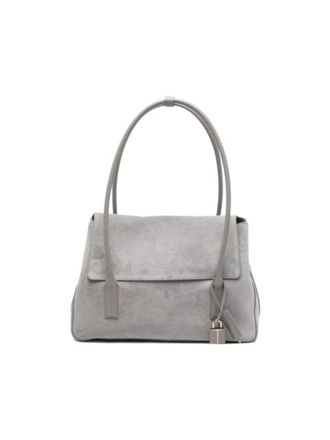 TOM FORD Eclipse padlock suede tote bag