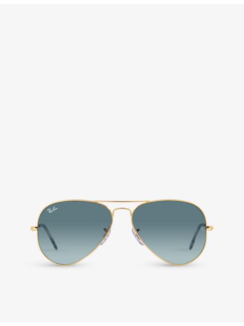 Ray-Ban RB3025 branded-lens aviator-frame metal sunglasses