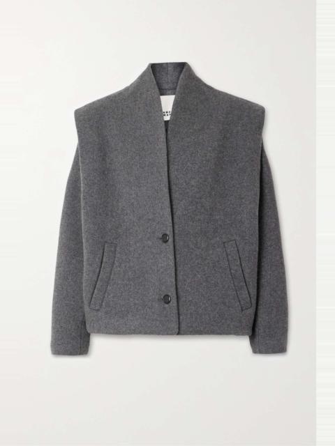 Isabel Marant Drogo brushed wool-blend jacket