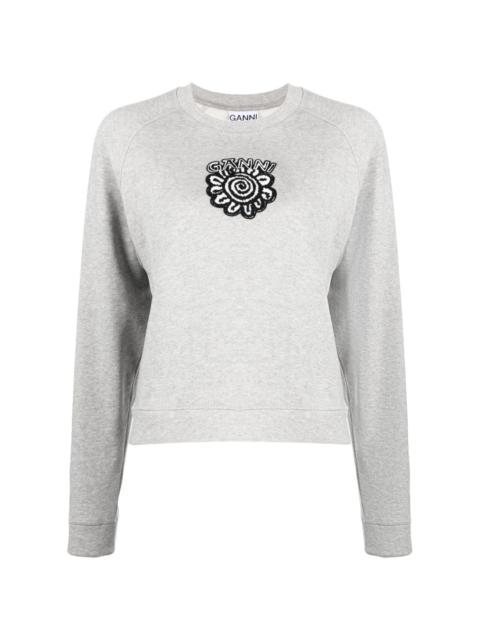 logo-print cotton sweatshirt