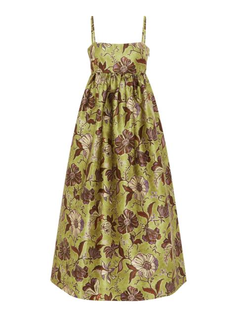 ALÉMAIS Citron Midi Dress