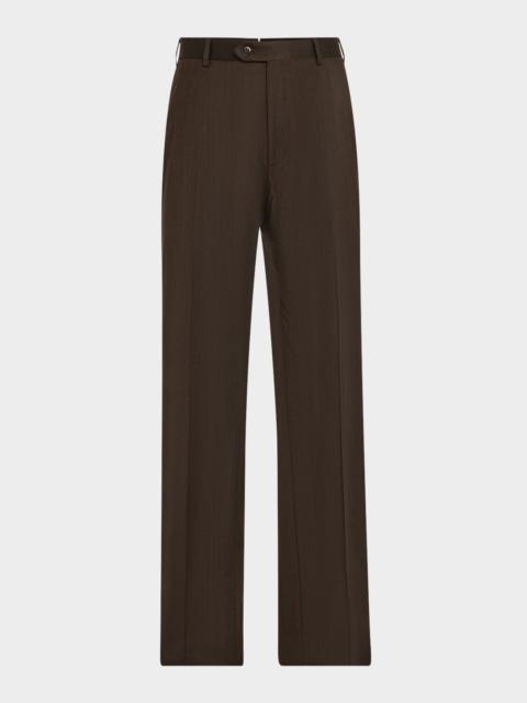 Brioni Men's Tigullio Wool Dress Pants