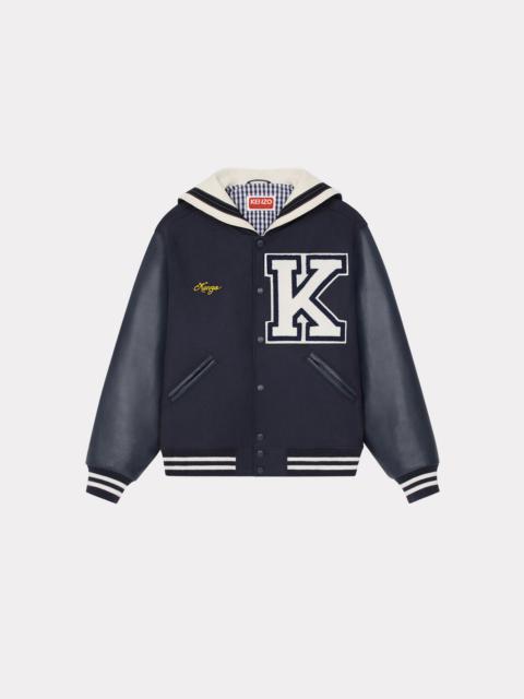 KENZO 'Sailor Varsity' wool and leather jacket