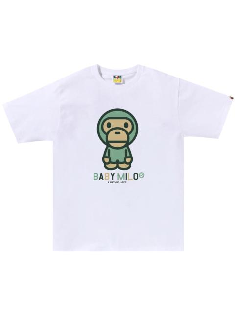 BAPE Colors Baby Milo Tee 'White'