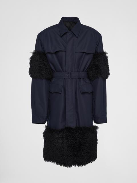 Prada Technical fabric raincoat