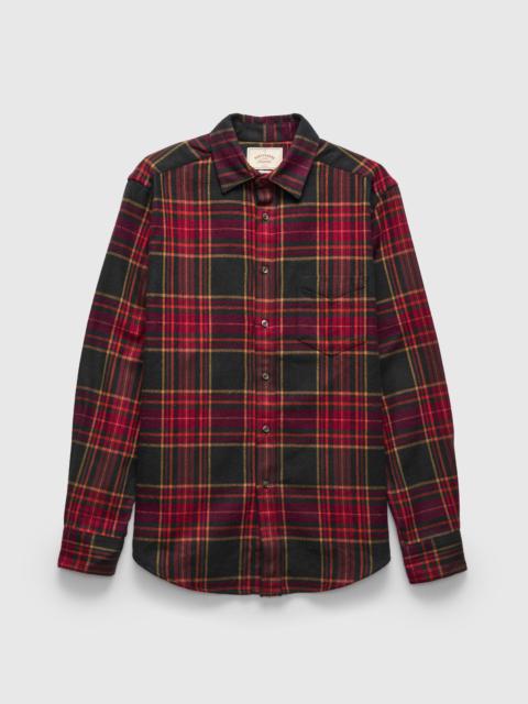 Portuguese Flannel Bravio Button-Up Shirt in Highland Check