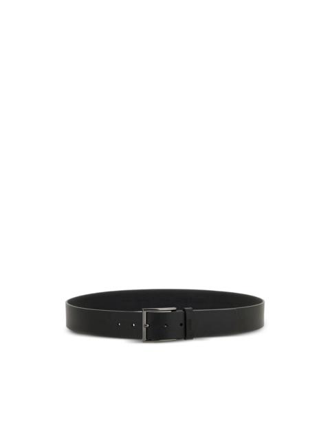 HUGO debossed-logo leather belt