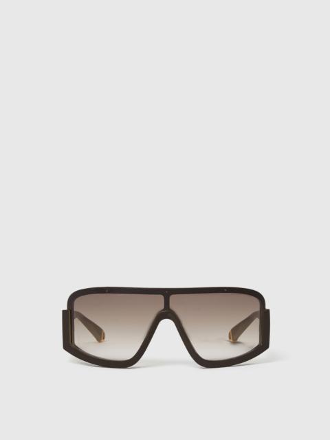 Stella McCartney Chunky Straight-Edge Sunglasses