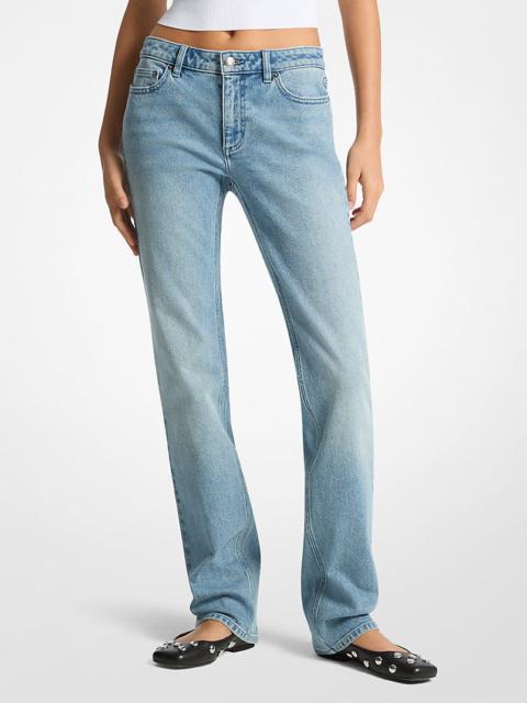 MICHAEL KORS Stretch Denim Cigarette Jeans
