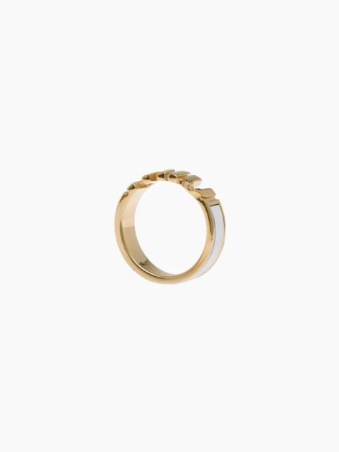 Miu Miu Enameled metal ring
