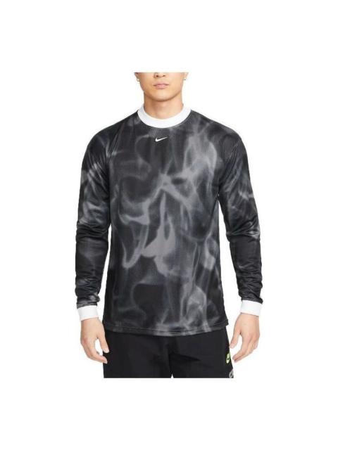 Nike Nike Dir-Fit FC Graphic Long-Sleeved T-shirt 'Black' DV9799-068