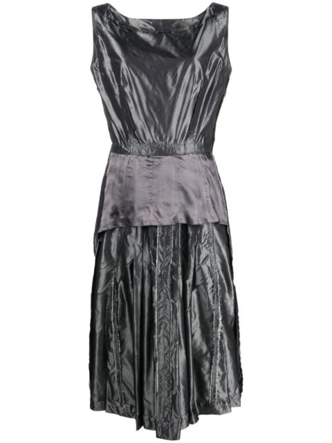 Maison Margiela inside-out sleeveless midi dress