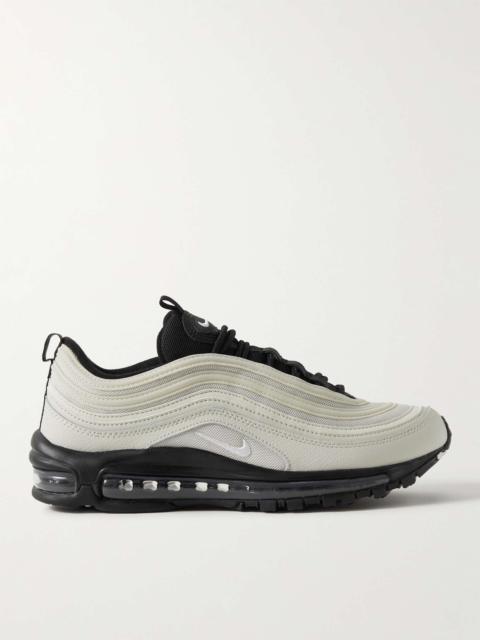 Nike Air Max 97 Mesh and Leather Sneakers