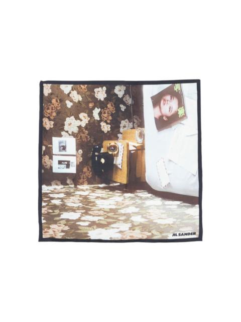 Jil Sander printed scarf