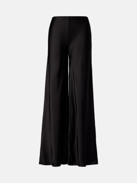 NORMA KAMALI Satin wide-leg pants
