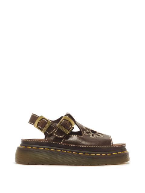 Dr. Martens Dunnet Flower Full Grain Leather Sandals