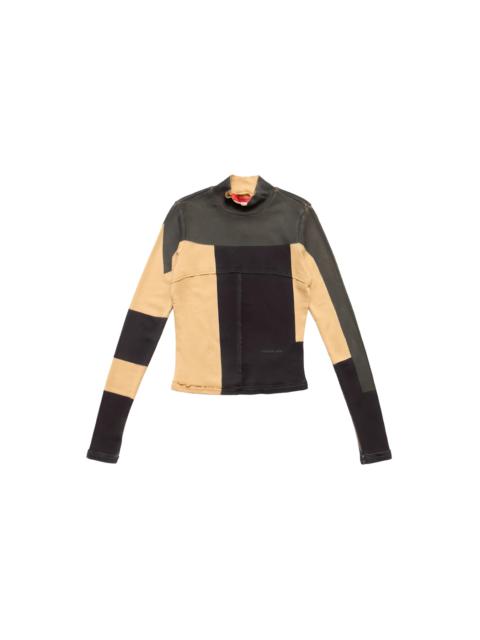 ECKHAUS LATTA Eckhaus Latta Redacted Lapped Baby Turtleneck