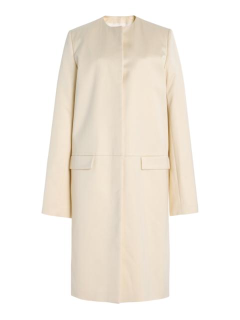 Totême Chintz Woven Coat ivory