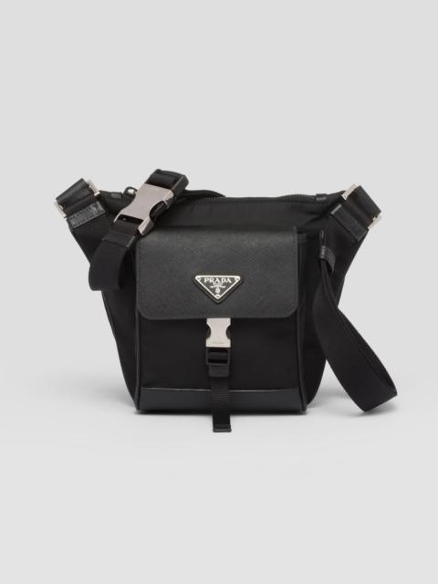 Prada Re-Nylon and Saffiano leather shoulder bag