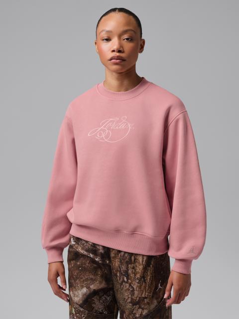 Jordan Jordan Brooklyn Fleece Women's Fireside Crew-Neck Sweatshirt
