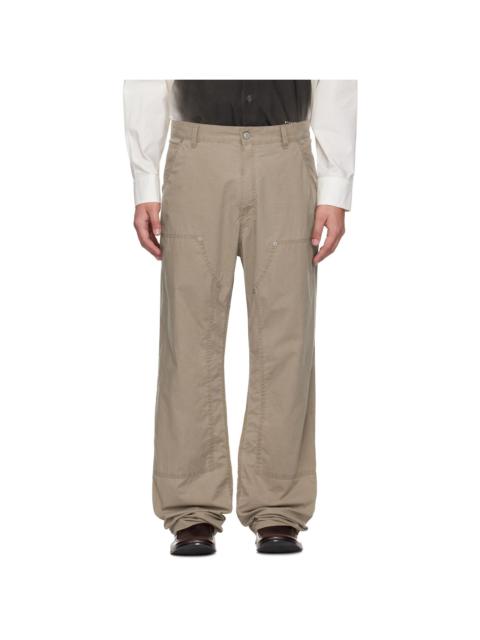 MM6 Maison Margiela Beige 5 Pockets Jeans