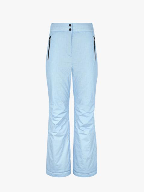 FENDI Light blue tech fabric pants