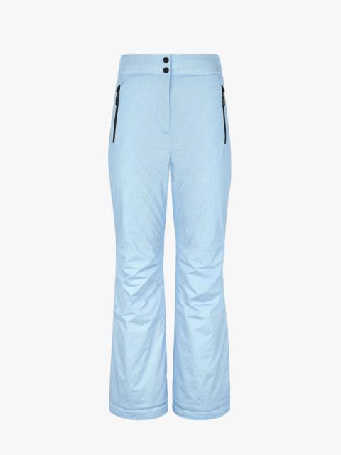 FENDI Light blue tech fabric pants